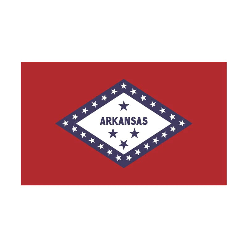 Eder Flags Arkansas Nylon State Flag - Made In The USA - Maximum Promotions