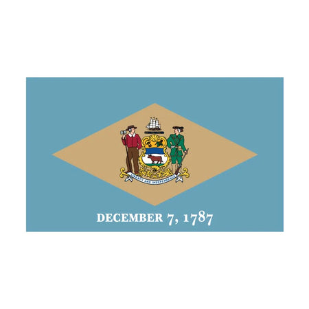 Eder Flags Delaware Nylon State Flag - Made In The USA - Maximum Promotions