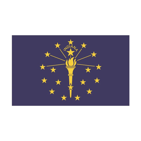 Eder Flags Indiana Nylon State Flag - Made In The USA - Maximum Promotions