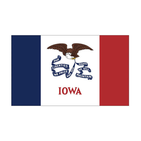 Eder Flags Iowa Nylon State Flag - Made In The USA - Maximum Promotions