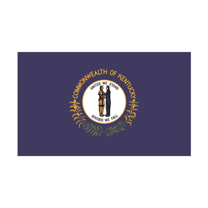 Eder Flags Kentucky Nylon State Flag - Made In The USA - Maximum Promotions