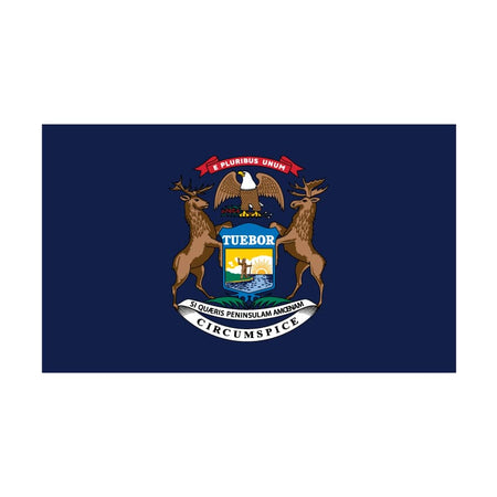 Eder Flags Michigan Nylon State Flag - Made In The USA - Maximum Promotions