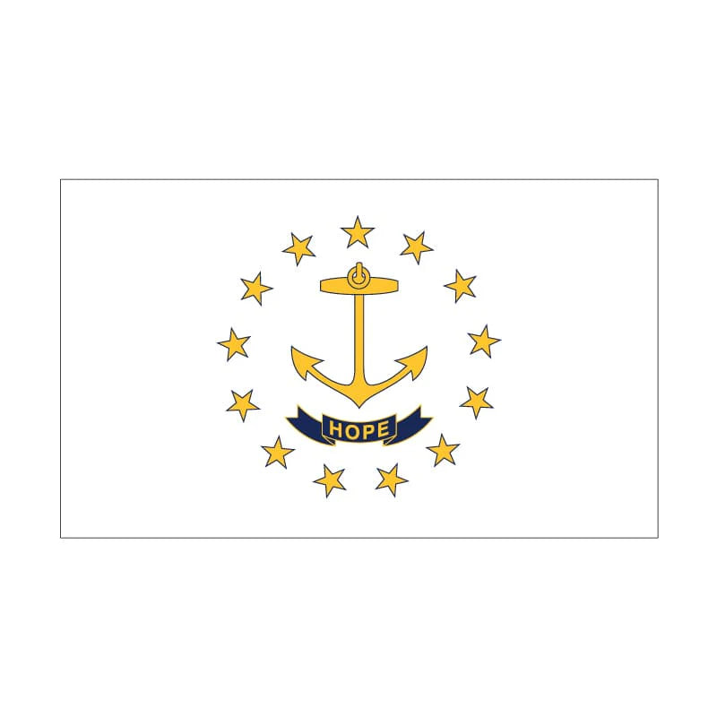 Eder Flags Rhode Island Nylon State Flag - Made In The USA - Maximum Promotions