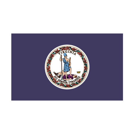 Eder Flags Virginia Nylon State Flag - Made In The USA - Maximum Promotions