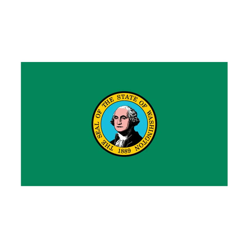 Eder Flags Washington Nylon State Flag - Made In The USA - Maximum Promotions