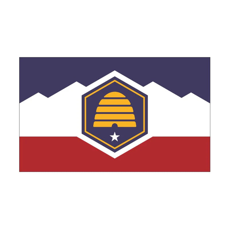 Eder Flags Utah Nylon State Flag - Made In The USA - Maximum Promotions