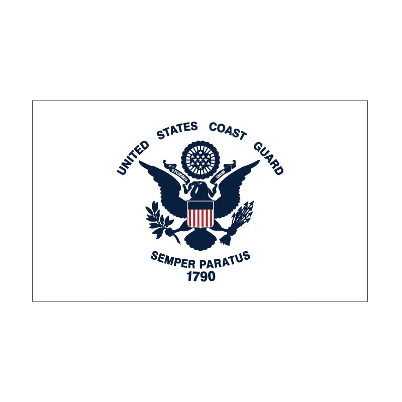 Eder Flags Coast Guard Nylon Flag - Made In The USA - Maximum Promotions
