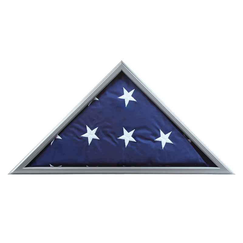 Eder Flags Memorial Flag Case - Metallic Grey - Maximum Promotions