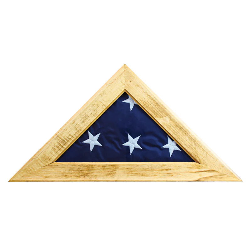 Eder Flags Memorial Flag Case - Maple Wood - Maximum Promotions