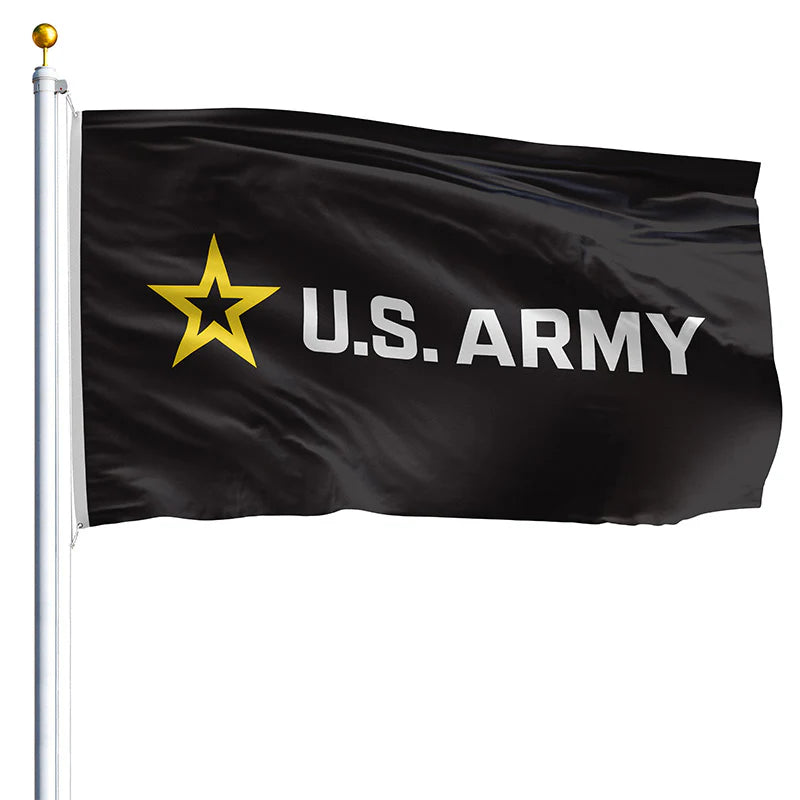 Eder Flags Army Logo Nylon Flag - Made In The USA - Maximum Promotions