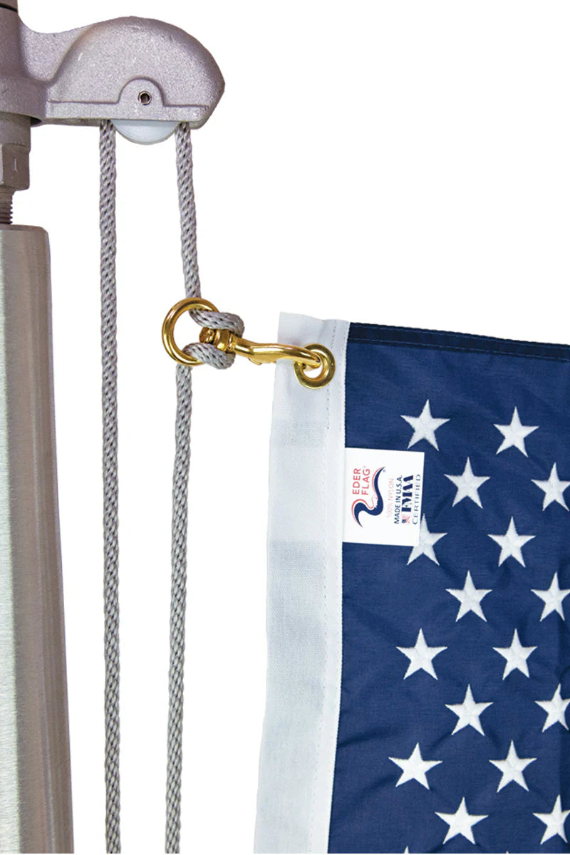 Eder Flags Solid Brass Swivel Snap For Flagpole - Maximum Promotions
