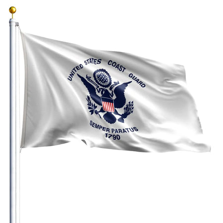 Eder Flags Coast Guard Nylon Flag - Made In The USA - Maximum Promotions