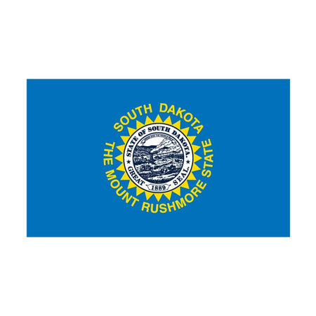 South Dakota State Flag – Durable, Outdoor-Grade Nylon | Made in the USA - Maximum Promotions