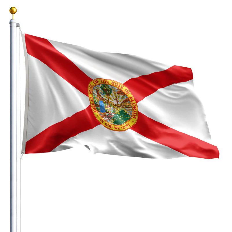 Eder Flags Florida Nylon State Flag - Made In The USA