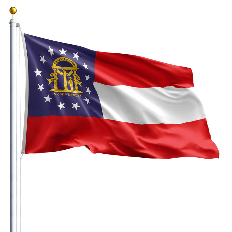 Eder Flags Georgia Nylon State Flag - Made In The USA