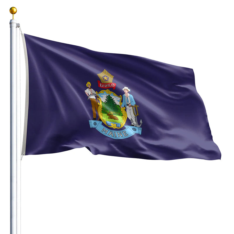 Eder Flags Maine Nylon State Flag - Made In The USA