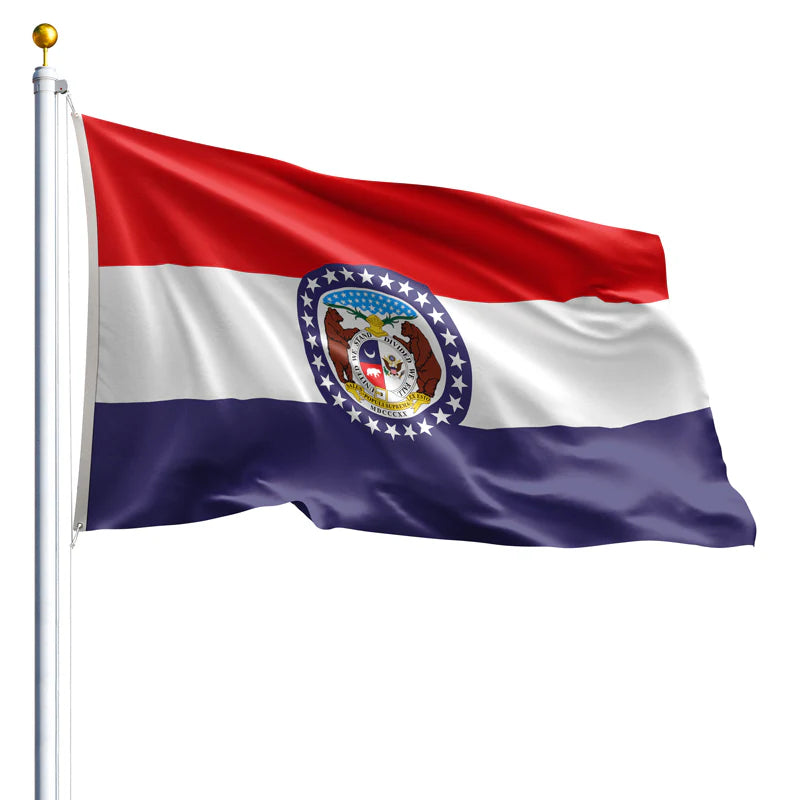 Eder Flags Missouri Nylon State Flag - Made In The USA - Maximum Promotions