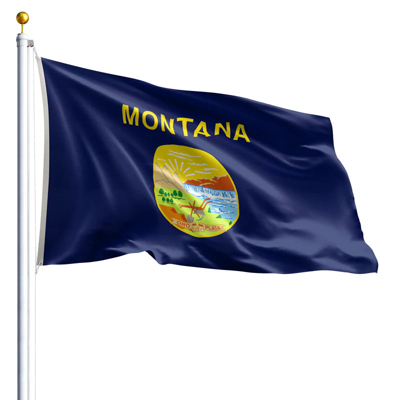 Eder Flags Montana Nylon State Flag - Made In The USA - Maximum Promotions