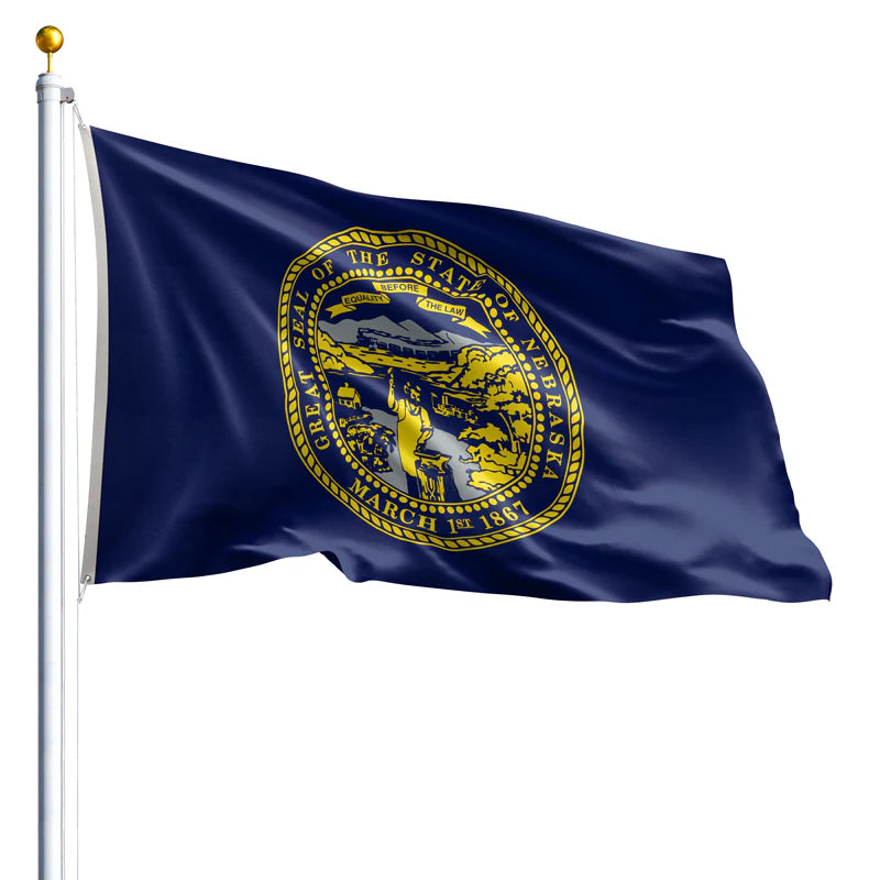 Eder Flags Nebraska Nylon State Flag - Made In The USA - Maximum Promotions