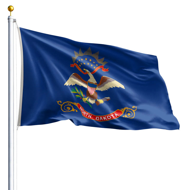 Eder Flags North Dakota Nylon State Flag - Made In The USA - Maximum Promotions