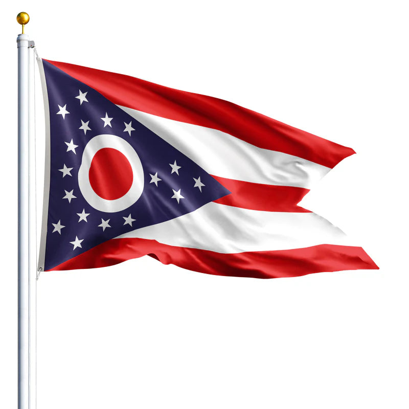 Eder Flags Ohio Nylon State Flag - Made In The USA - Maximum Promotions