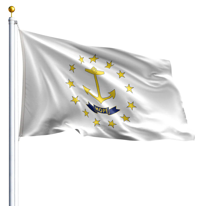 Eder Flags Rhode Island Nylon State Flag - Made In The USA - Maximum Promotions