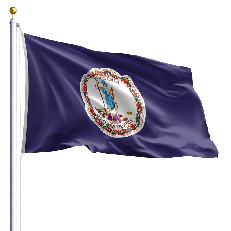 Eder Flags Virginia Nylon State Flag - Made In The USA - Maximum Promotions