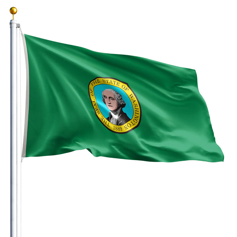 Eder Flags Washington Nylon State Flag - Made In The USA - Maximum Promotions