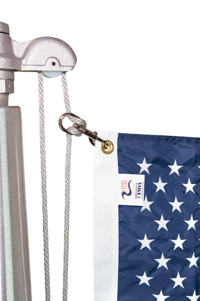 Eder Flags Nickel Plated Swivel Snap For Flagpole - Maximum Promotions
