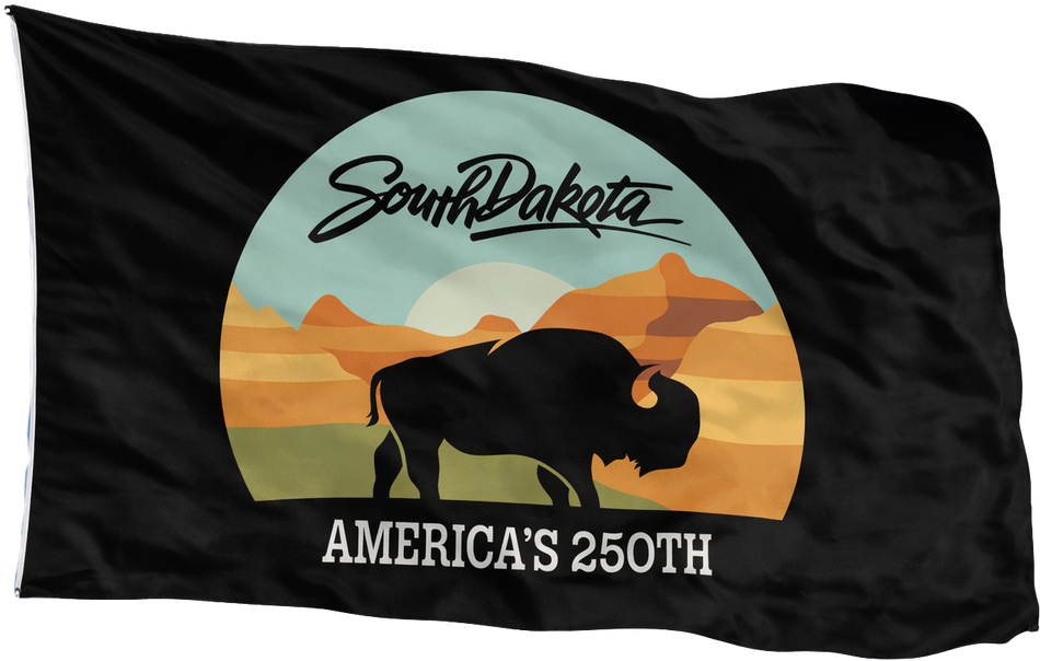 Limited Edition South Dakota - US 250th Anniversary 3' x 5' Flag