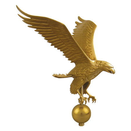Eder Flags Gold Anodized Aluminum Globe For E-16 Eagle - Maximum Promotions
