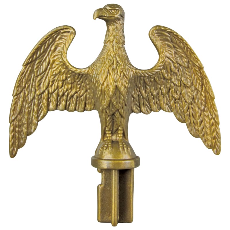 Eder Flags Indoor Plastic Slip Fit Eagles - Gold Gilt
